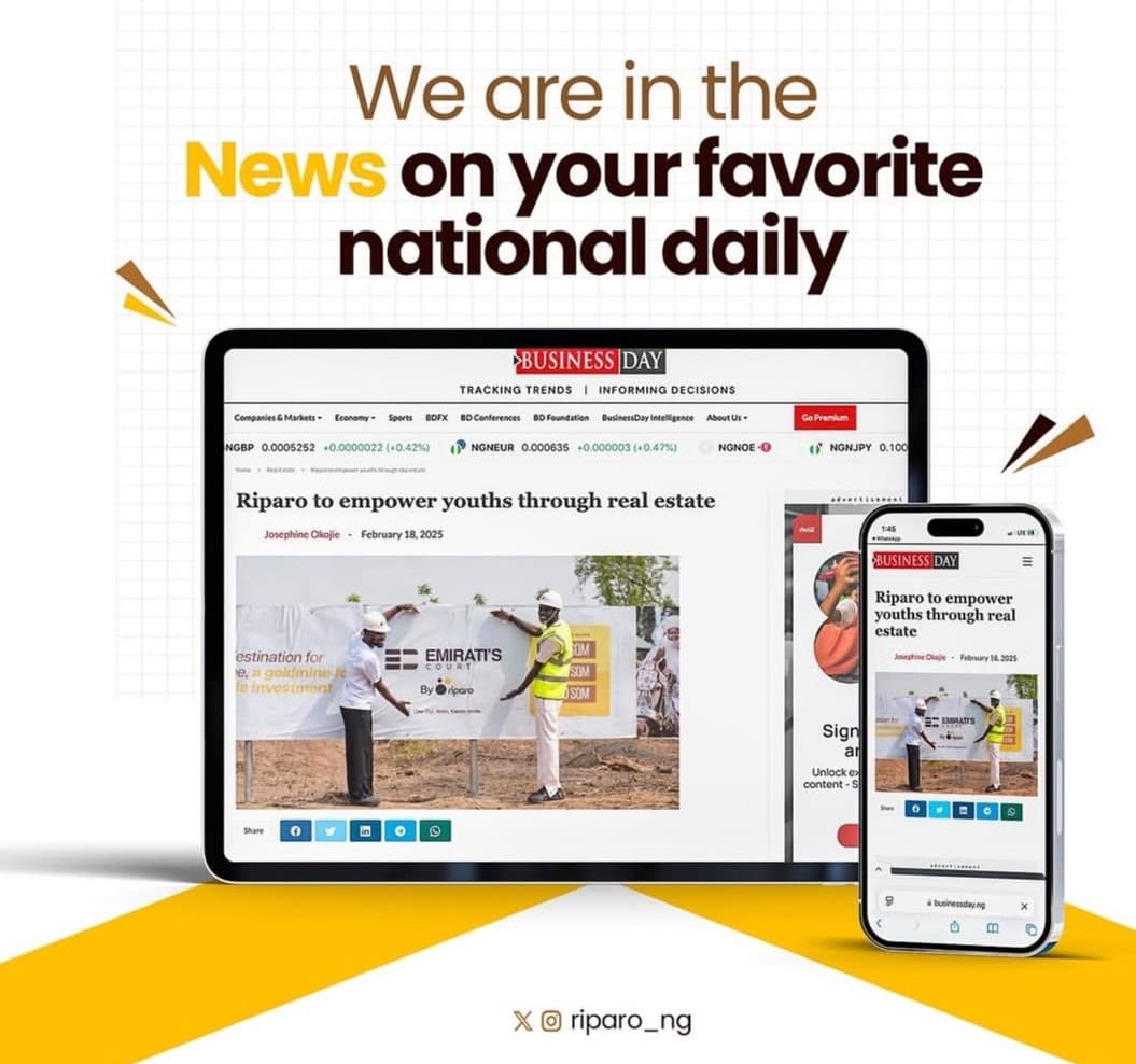 Riparo Targets Lagos, Abuja and Port Harcourt