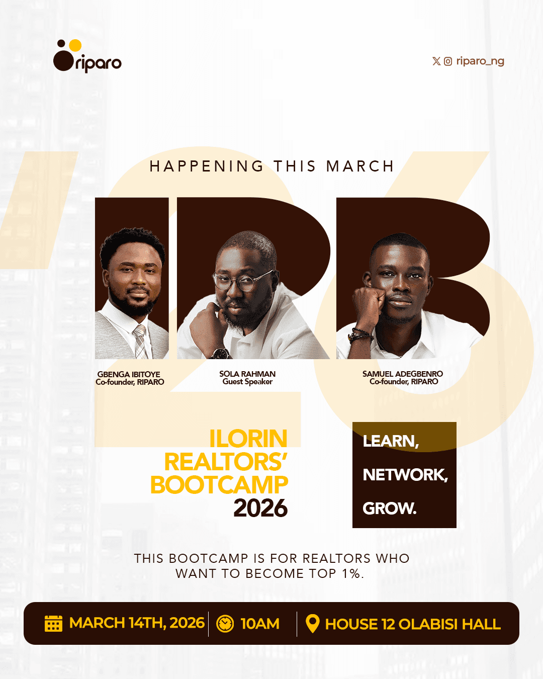 Ilorin Realtors Bootcamp 2026
